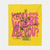 Scooby-Doo waar ben je Punk gitaarriff Fleece Deken (Voorkant)