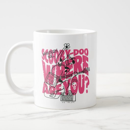 Scooby-Doo waar ben je Punk gitaarriff Grote Koffiekop (Links)