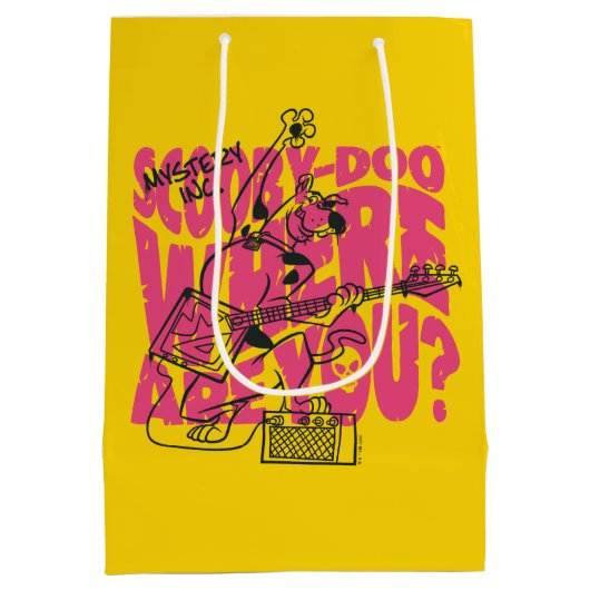 Scooby-Doo waar ben je Punk gitaarriff Medium Cadeauzakje (Achterkant)