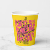 Scooby-Doo waar ben je Punk gitaarriff Papieren Bekers (Achterkant)