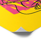 Scooby-Doo waar ben je Punk gitaarriff Poster (Hoek)