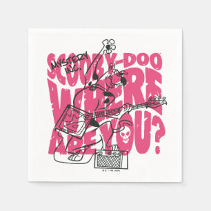 Scooby-Doo waar ben je Punk gitaarriff Servet