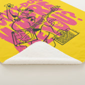 Scooby-Doo waar ben je Punk gitaarriff Sherpa Deken (3/4)