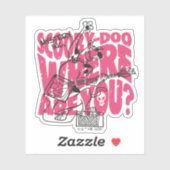 Scooby-Doo waar ben je Punk gitaarriff Sticker (Vel)