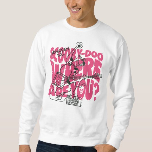 Scooby-Doo waar ben je Punk gitaarriff Trui (Voorkant)