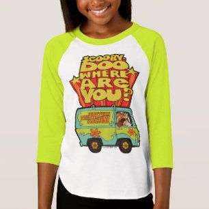 Scooby-Doo   "Waar ben je?" Retro Cartoon Van T-shirt