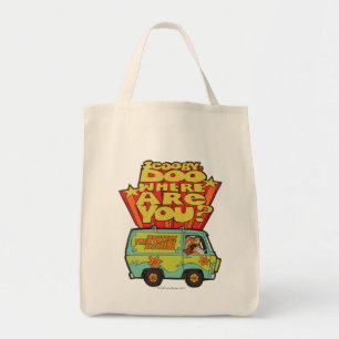 Scooby-Doo "Waar ben je?" Retro Cartoon Van Tote Bag