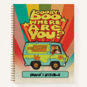 Scooby-Doo "Waar ben je?" Retro Van Sketch Notitieboek (Voorkant)