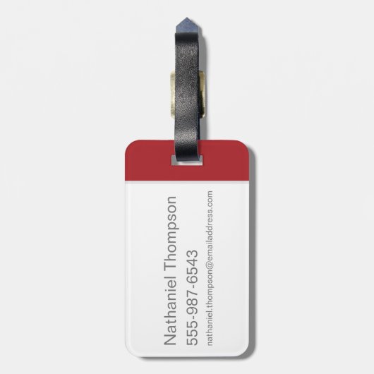 Scooby-Doo waar je stammenafbeelding bent Bagagelabel (Achterkant verticaal)