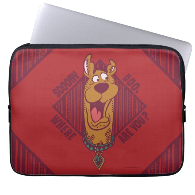 Scooby-Doo waar je stammenafbeelding bent Laptop Sleeve (Voorkant)