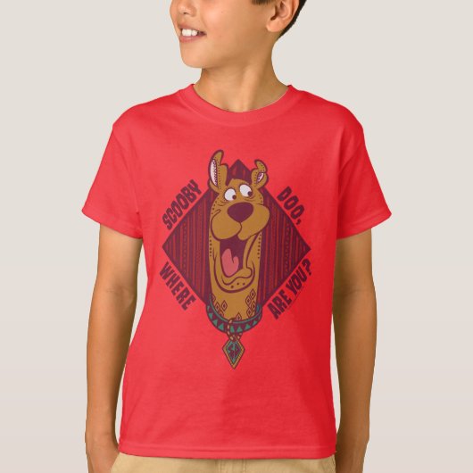 Scooby-Doo waar je stammenafbeelding bent T-shirt (Voorkant)