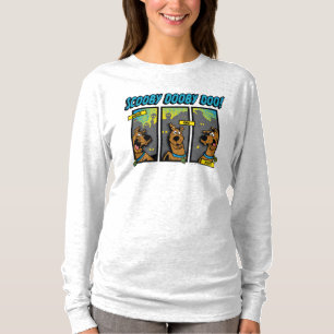 Scooby-doo waar u komische panelen bent t-shirt