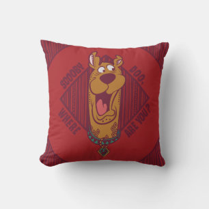 Scooby-Doo waar u Stammen Grafisch bent Kussen