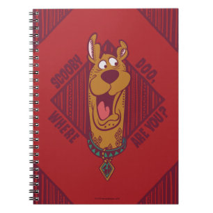 Scooby-Doo waar u Stammen Grafisch bent Notitieboek
