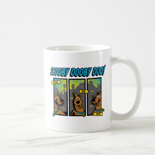 Scooby-Doo waar zijn jullie komische panelen? Koffiemok (Rechts)