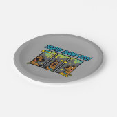 Scooby-Doo waar zijn jullie komische panelen? Papieren Bordje (Gekanteld)