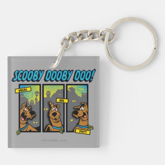 Scooby-Doo waar zijn jullie komische panelen? Sleutelhanger (Achterkant)