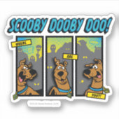 Scooby-Doo waar zijn jullie komische panelen? Sticker (Voorkant)