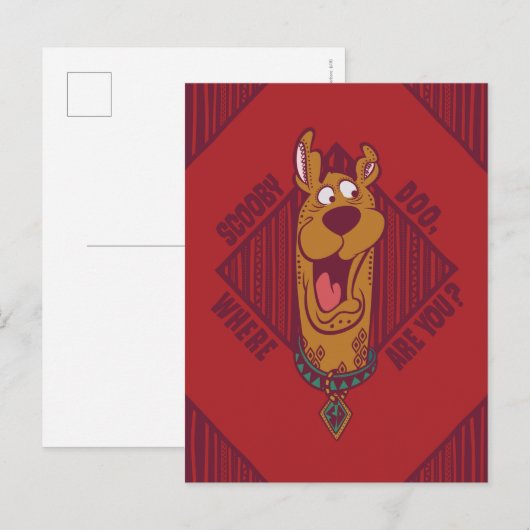 Scooby-doo waar zijn jullie stammenafbeeldingen? briefkaart (Voorkant / Achterkant)