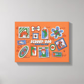 Scooby-Doo Wall of Halloween Picture Frames Canvas Afdruk (Voorkant)