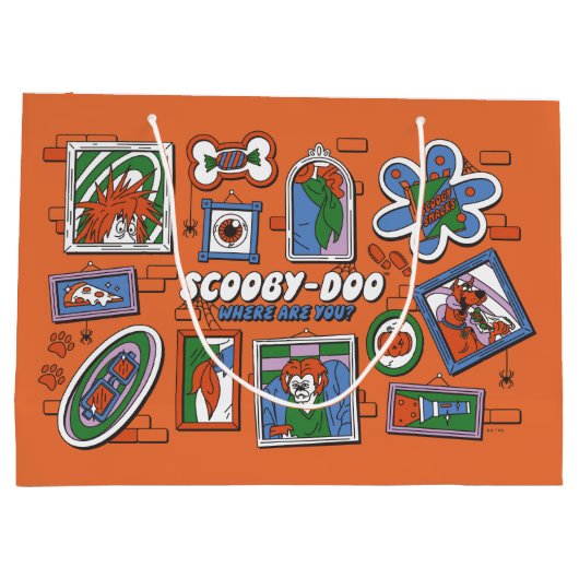 Scooby-Doo Wall of Halloween Picture Frames Groot Cadeauzakje (Achterkant)