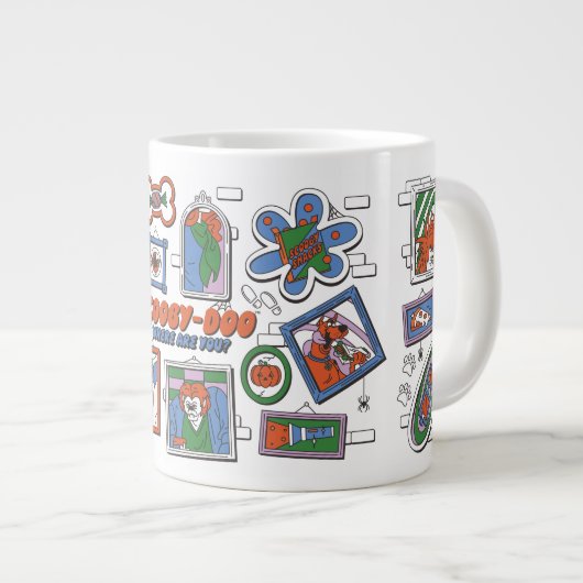 Scooby-Doo Wall of Halloween Picture Frames Grote Koffiekop (Voorkant rechts)