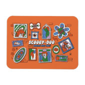 Scooby-Doo Wall of Halloween Picture Frames Magneet (Horizontaal)