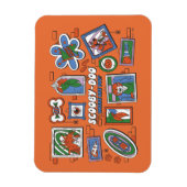 Scooby-Doo Wall of Halloween Picture Frames Magneet (Verticaal)