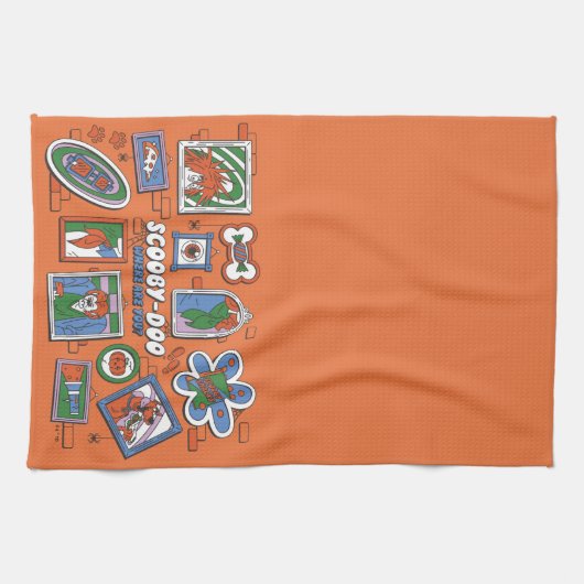 Scooby-Doo Wall of Halloween Picture Frames Theedoek (Horizontaal)