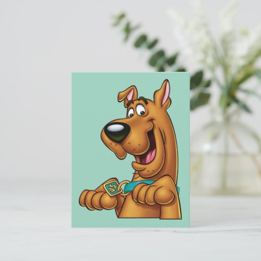 Scooby-Doo werkt omhoog Briefkaart (Staand voorkant)