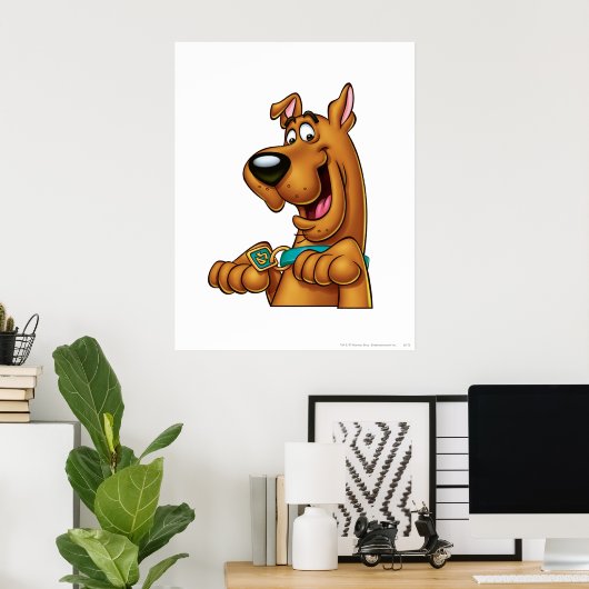 Scooby-Doo werkt omhoog Poster (Thuiskantoor)