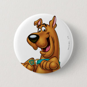 Scooby-Doo werkt omhoog Ronde Button 5,7 Cm