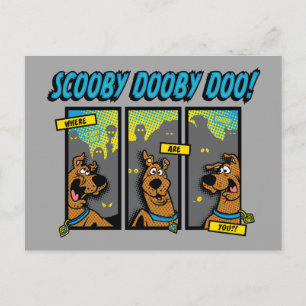 Scooby-Doo Where Are You Comic Panels Briefkaart
