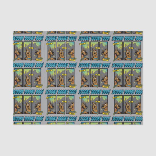 Scooby-Doo Where Are You Comic Panels Tissuepapier (Voorkant)