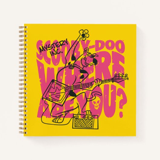 Scooby-Doo Where Are You Punk Gitaar Riff Notitieboek (Voorkant)