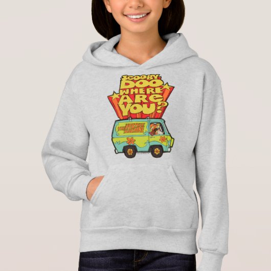 Scooby-Doo | "Where Are You" Retro Cartoon Van (Voorkant)