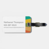 Scooby-Doo | "Where Are You" Retro Cartoon Van Bagagelabel (Achterkant horizontaal)