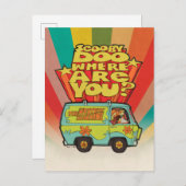 Scooby-Doo | "Where Are You" Retro Cartoon Van Briefkaart (Voorkant / Achterkant)