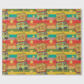 Scooby-Doo | "Where Are You" Retro Cartoon Van Cadeaupapier (Vlak)