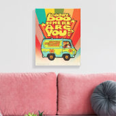 Scooby-Doo | "Where Are You" Retro Cartoon Van Canvas Afdruk (Insitu (Woonkamer))
