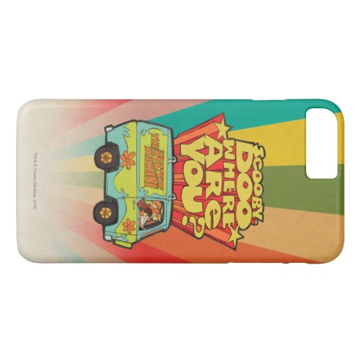 Scooby-Doo | "Where Are You" Retro Cartoon Van Case-Mate iPhone Case (Achterkant (Horizontaal))