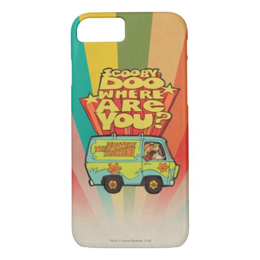 Scooby-Doo | "Where Are You" Retro Cartoon Van Case-Mate iPhone Case (Achterkant)