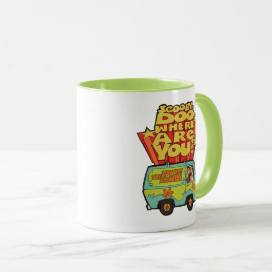 Scooby-Doo | "Where Are You" Retro Cartoon Van Mok (Voorkant rechts)