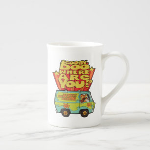Scooby-Doo   "Where Are You" Retro Cartoon Van Porselein Kop