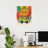Scooby-Doo | "Where Are You" Retro Cartoon Van Poster (Thuiskantoor)