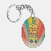 Scooby-Doo | "Where Are You" Retro Cartoon Van Sleutelhanger (Voorkant Links)