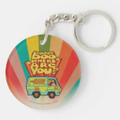 Scooby-Doo | "Where Are You" Retro Cartoon Van Sleutelhanger (Achterkant)