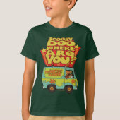 Scooby-Doo | "Where Are You" Retro Cartoon Van T-shirt (Voorkant)