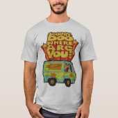 Scooby-Doo | "Where Are You" Retro Cartoon Van T-shirt (Voorkant)