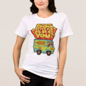 Scooby-Doo | "Where Are You" Retro Cartoon Van Tri-Blend Shirt (Voorkant)
